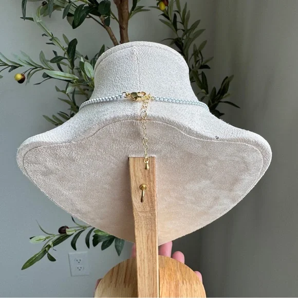 14k Plated Enameled Colorful Chain Necklaces - Picture 10 of 11